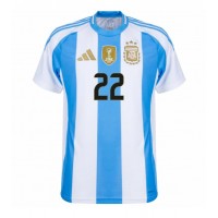 Maglie da calcio Argentina Lautaro Martinez #22 Prima Maglia Copa America 2024 Manica Corta